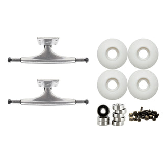 Tensor Alloy (8.25") Skateboard Trucks 52mm Wheels and Bearings Combo Package