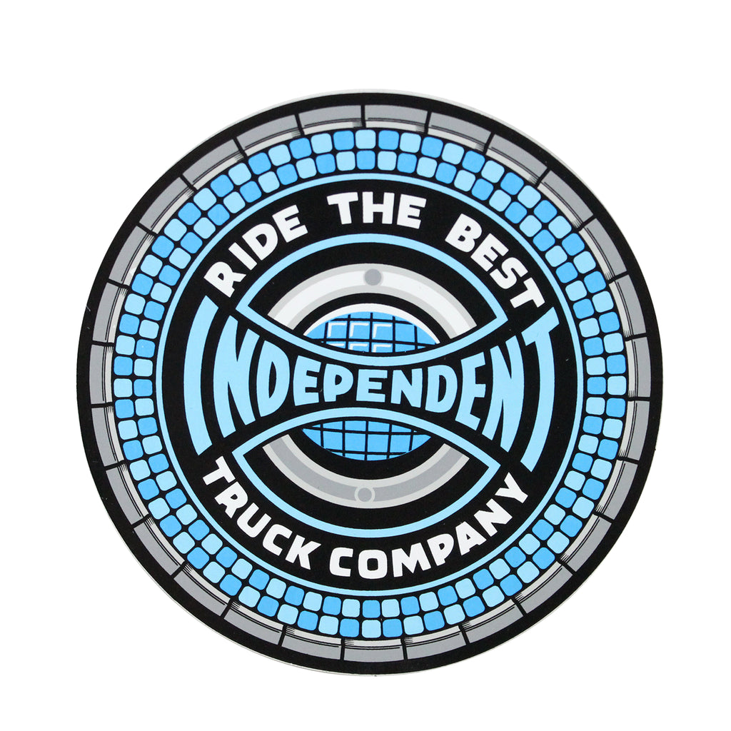 Independent Sticker Sticker Tile Span Blue/Black 5