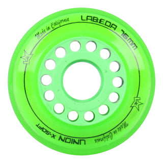 Labeda Roller Hockey Wheels - Union 76mm 76A Green (Single)