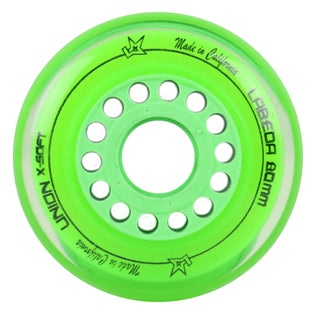 Labeda Roller Hockey Wheels - Union 76/80 Hilo 76A Red/Green (8-Pack)