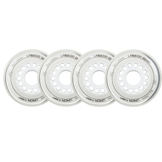 Labeda Roller Hockey Wheels - Union 76mm 76A White (4-Pack)