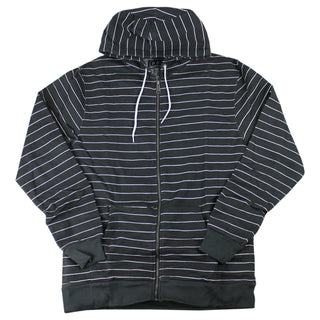 Stash Pocket Hoodie Vapor Stripe Black