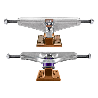 Venture Skateboard Trucks X Bronze Team 5.6 (8.25") Silver/Bronze (Pair)