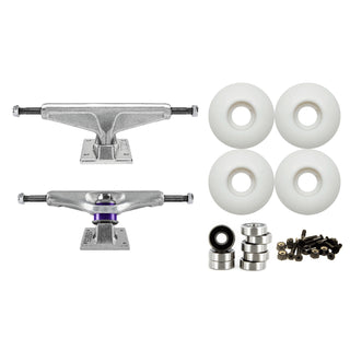 Venture High 6.1 (8.75") Skateboard Trucks 52mm Wheels and Bearings Combo Package