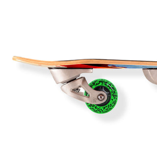 Cheetah Rippers 76mm 89A Green Wheels with Abec 9 Bearings for Razor RipStik