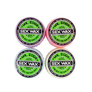 Mr. Zogs Sex Wax Original Cold Water Surf Wax 4-Pack