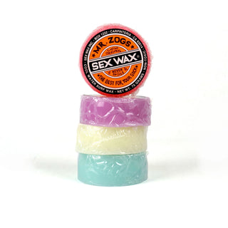Mr. Zogs Sex Wax Original Cool Water Surf Wax 4-Pack