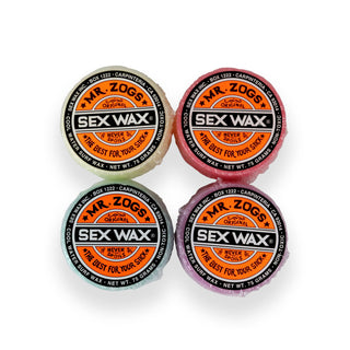 Mr. Zogs Sex Wax Original Cool Water Surf Wax 4-Pack