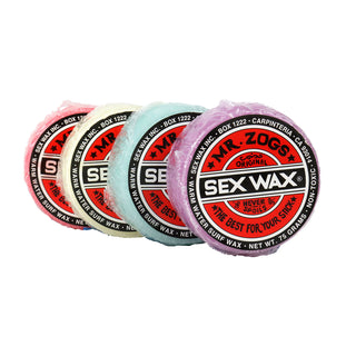 Mr. Zogs Sex Wax Original Warm Water Surf Wax 4-Pack