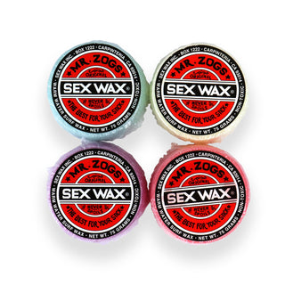 Mr. Zogs Sex Wax Original Warm Water Surf Wax 4-Pack