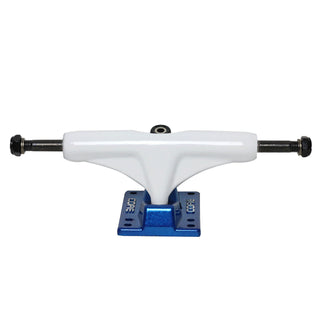 Core Hollow Trucks 5.0 (7.75") White With Blue Base (Hollow Kingpin)