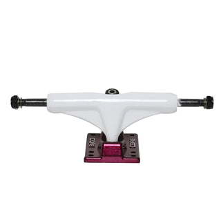 Core Hollow Trucks 5.0 (7.75") White With Red Base (Hollow Kingpin)