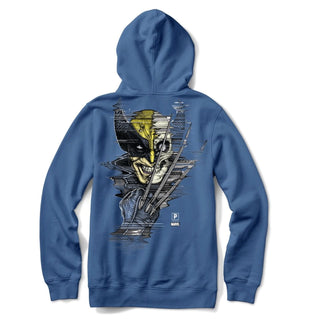 Primitive Paul Jackson Marvel Hoody Wolverine Cobalt Blue