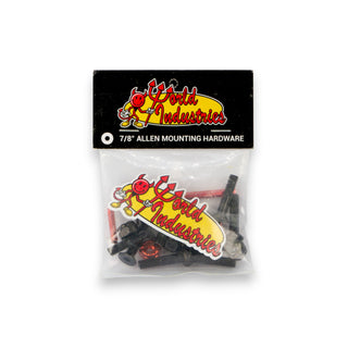 World Industries Skateboard Hardware 7/8" Allen Black/Red