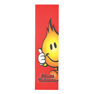 World Industries Skateboard Griptape Flameboy Red 9" x 33"