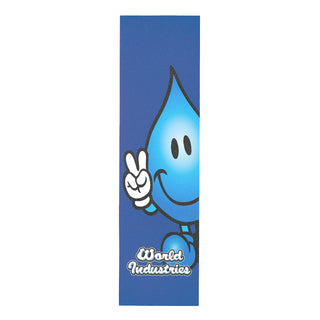 World Industries Skateboard Griptape Wet Willy Blue 9" x 33"
