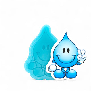 World Industries Skateboard Wax Wet Willy Blue with Sticker