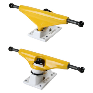 Core Trucks 5.25 (8.0") Dipped Yellow / White Base
