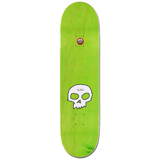 Zero Deck Single Skull Black/White 8.62"