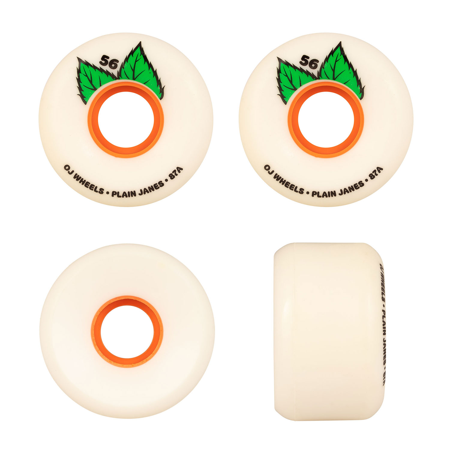 OJ III Skateboard Wheels 56mm Plain Jane Keyframe V2 87A