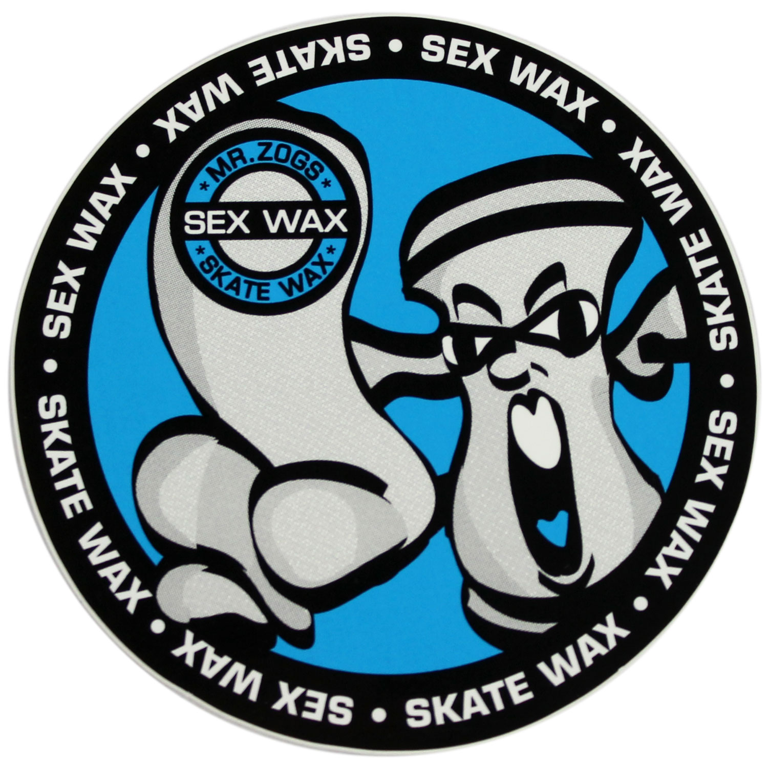Mr Zoggs Sex Wax Sticker 3 Skate Wax Blue Ebay