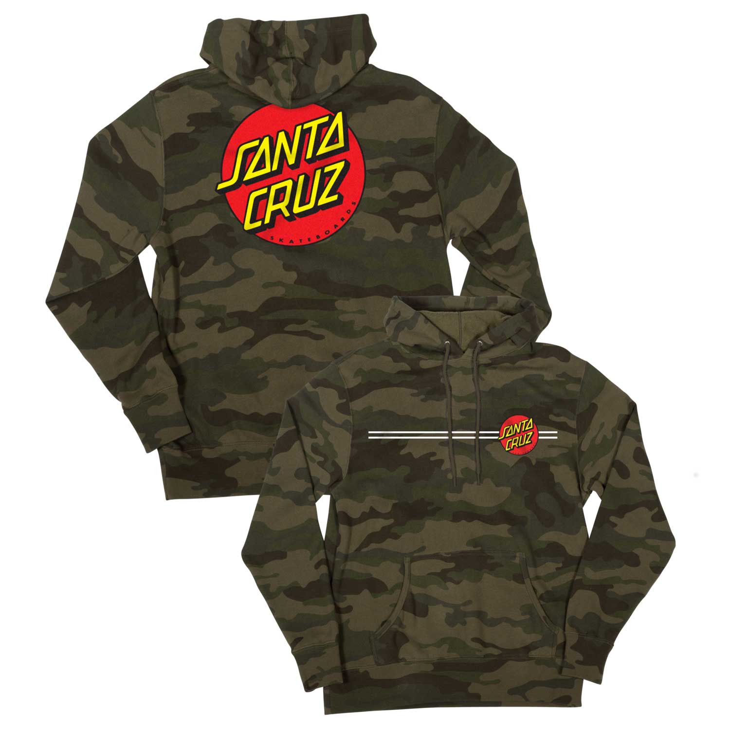 camo santa cruz hoodie