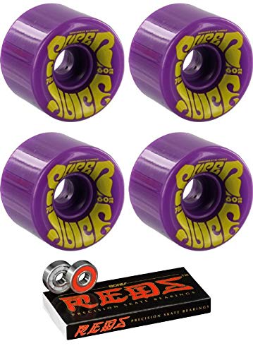 OJ III Skateboard Wheels 60mm Super Juice 78A Purple