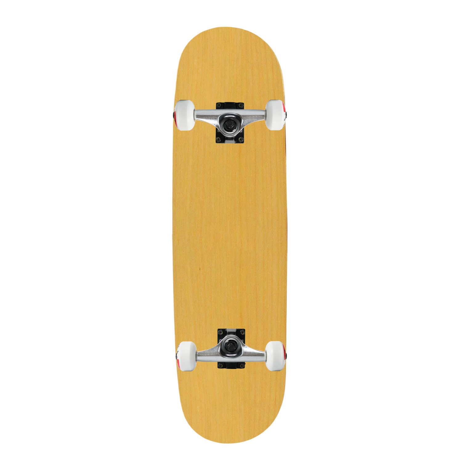Moose Complete Skateboard NATURAL 8.25" Silver/White ASSEMBLED