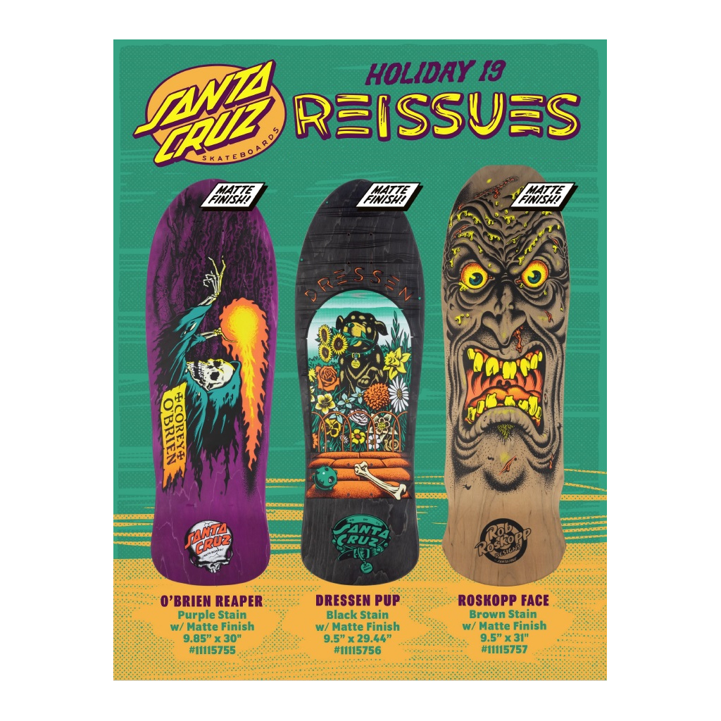 Featured image of post Santa Cruz Reissue Skateboard Decks Skateboards decks santa cruz santa cruz decks