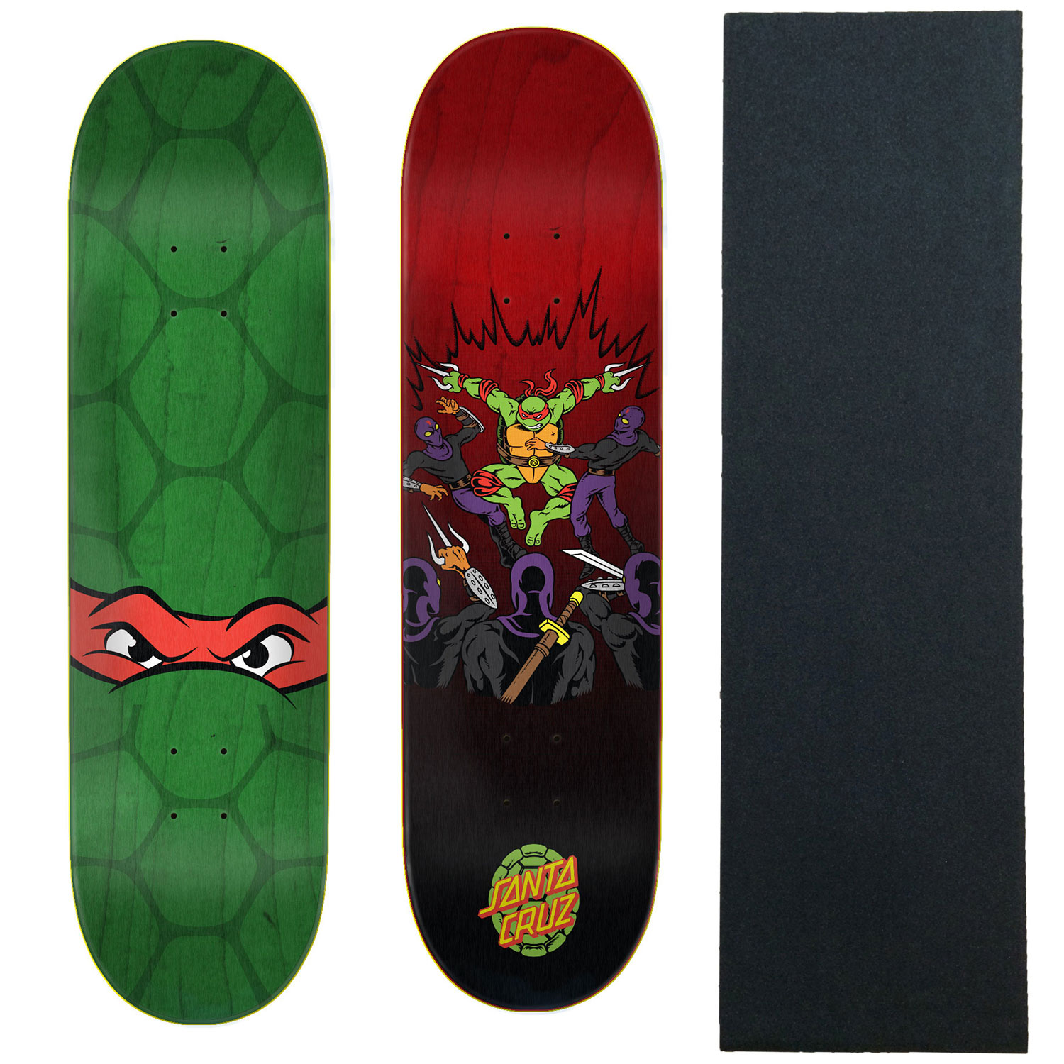 Mob Skateboard Griptape Teenage Mutant Ninja Turtles TMNT Pizza
