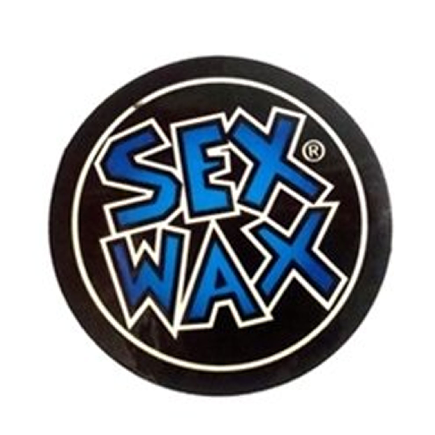 Mr Zoggs Sex Wax Sticker 2 Circular Diecut Blue Fade Ebay 