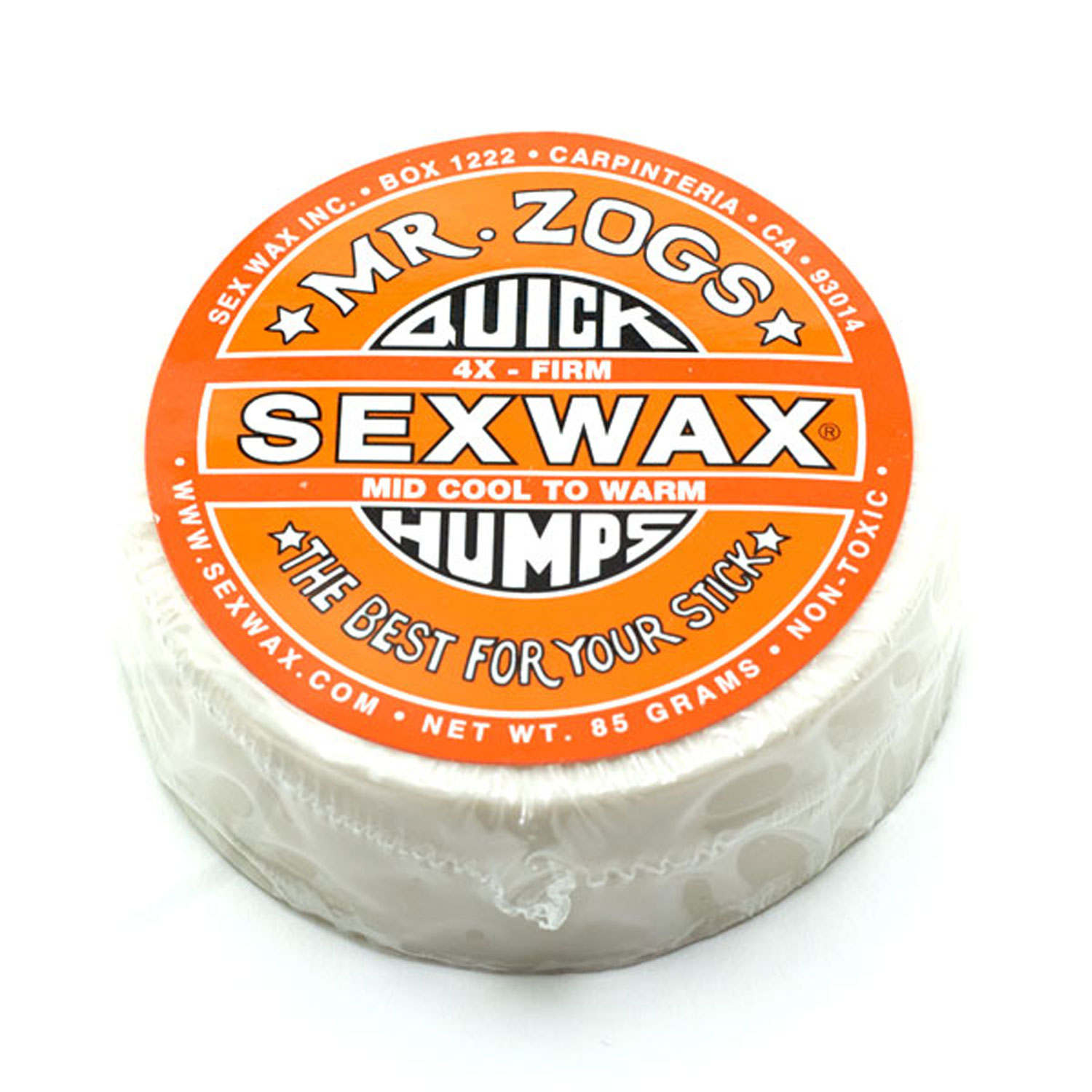 Sex Wax QUICK HUMPS 4X SURF WAX Pack of 2 Mr. Zogs.