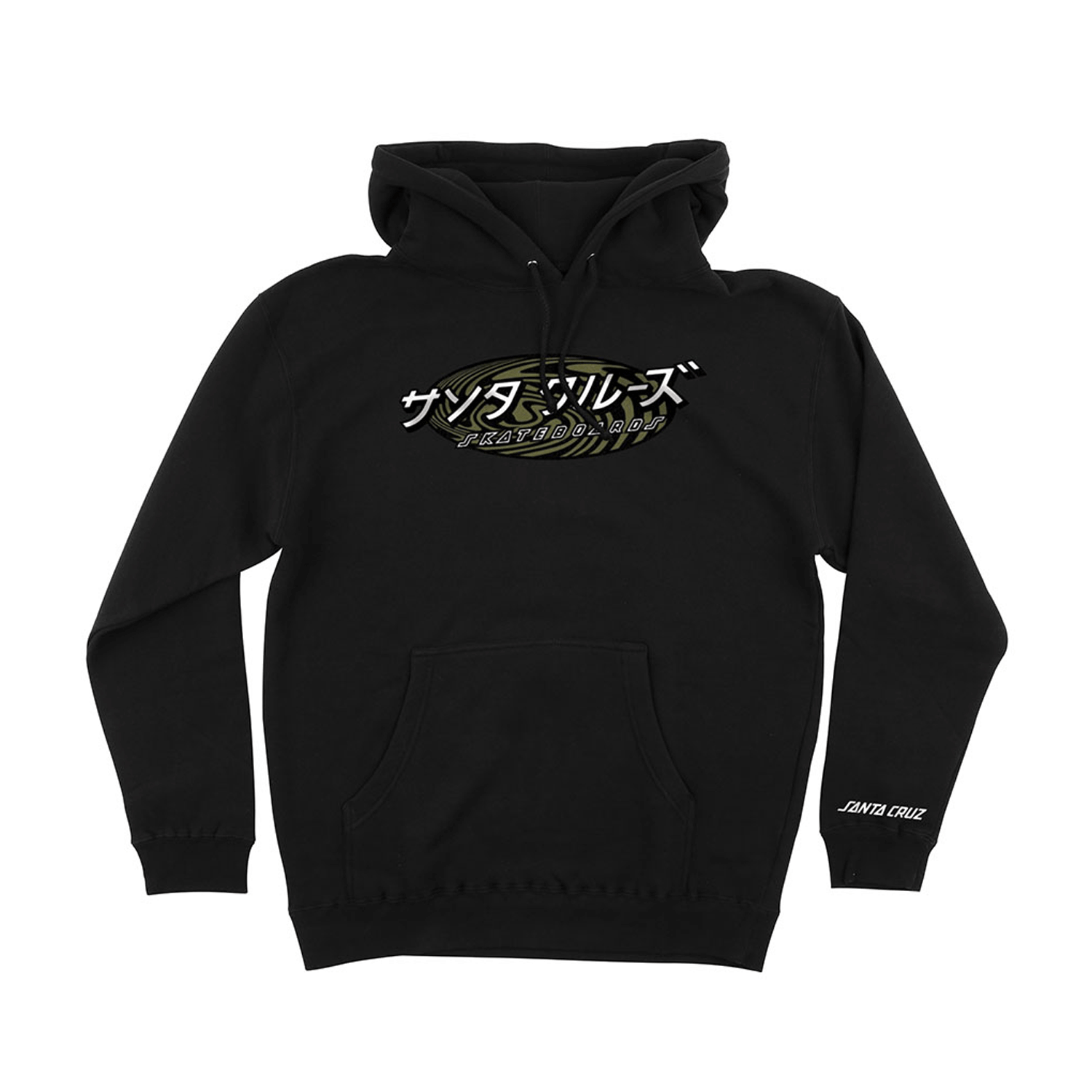 santa cruz japanese dot hoodie camo