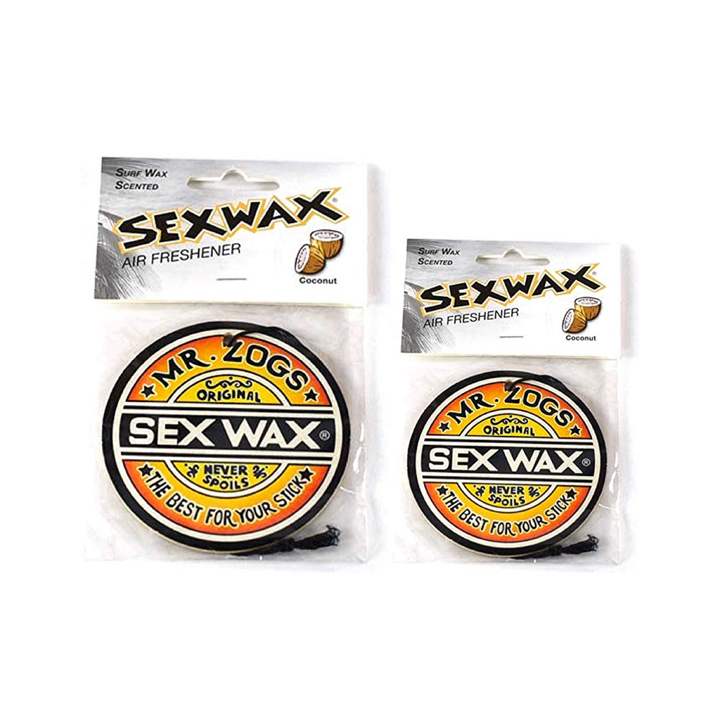 Sex Wax Surf Board Wax Style Air Freshener 3 55 Pack Coconut Scent 