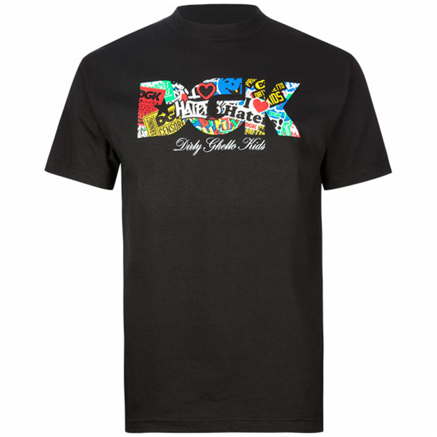 DGK Skateboards LOGO COLLAGE BLACK T-Shirt | eBay